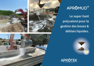 gestion des boues et matériaux humides avec le super liant apromud