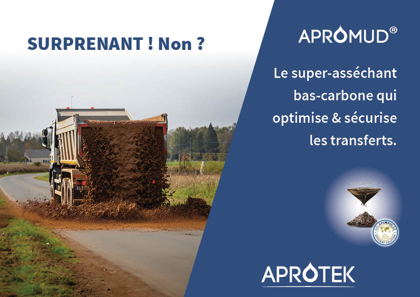 assèchement des boues de chantier