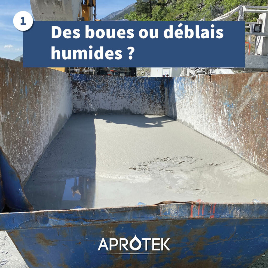 boues humides liquides