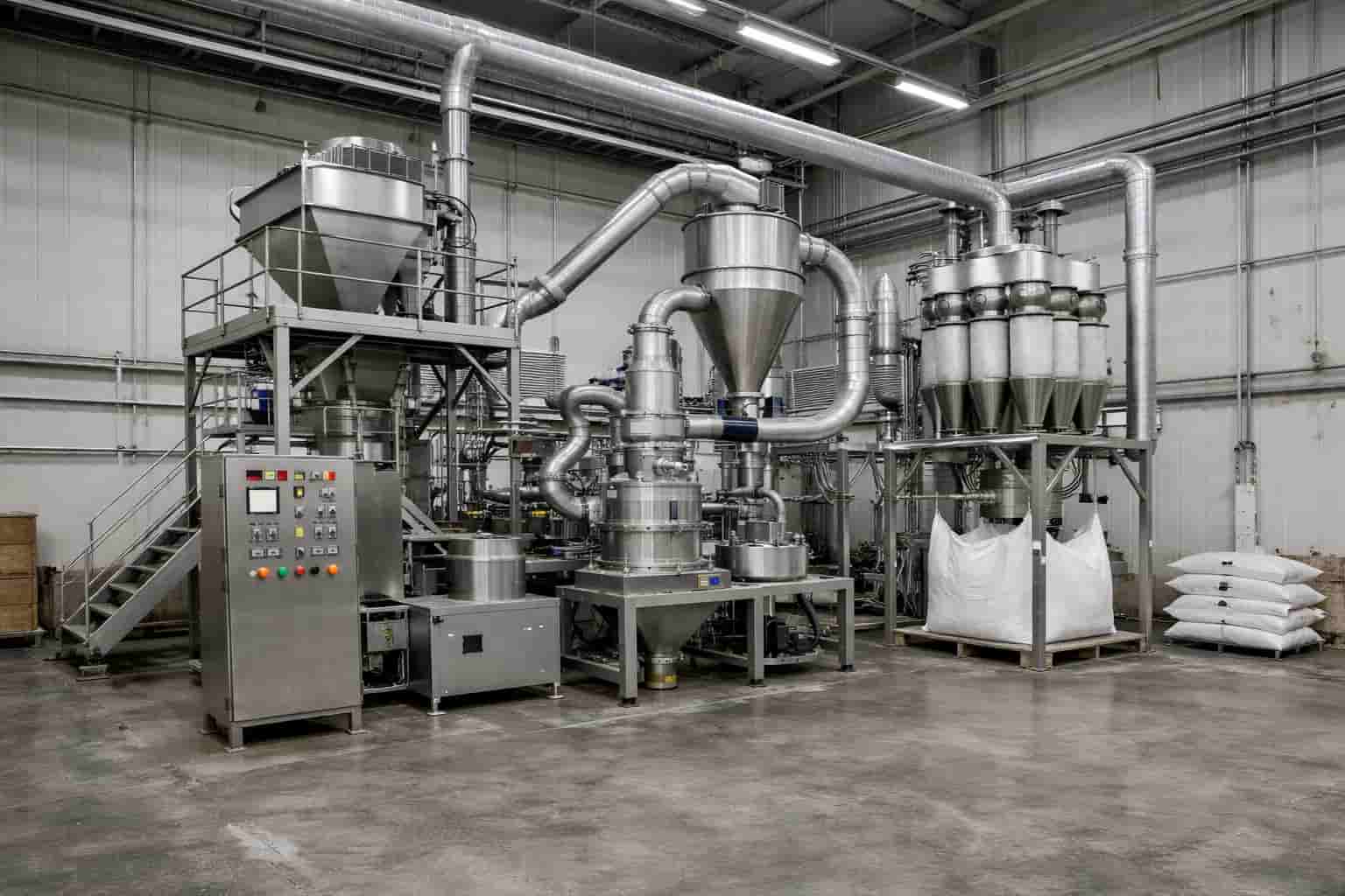 ligne micronisation polymères aprotek